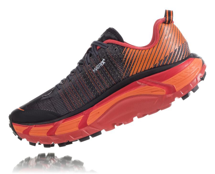 Chaussure Trail Hoka One One Evo Mafate 2 Femme - Noir/Rouge - BND-605134